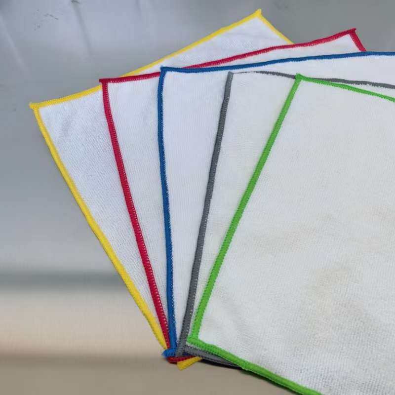 新款彩边方巾/分色分区抹布红黄蓝绿边毛巾厨房生熟吸水不掉毛,家庭/个人清洁工具,抹布,淘宝优惠券,粉丝福利购,淘宝优惠卷