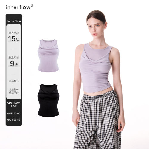 INNERFLOW6.15 20点 新品9折 莱赛尔莫代尔双色荡领背心
