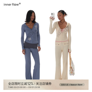 瑜伽运动休闲两件套套装 连帽修身 女 舒适长袖 INNERFLOW莱赛尔薄款