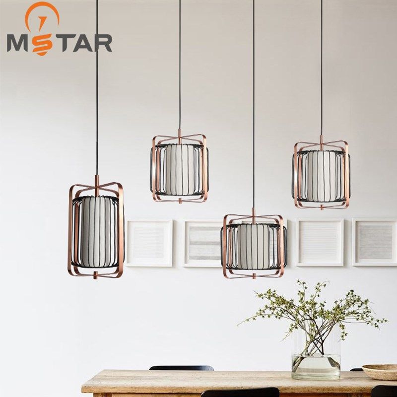 新中式铁艺鸟笼吊灯设计师创意饭厅餐厅卧室茶室酒楼艺术布艺吊灯,家装灯饰光源,客厅吊灯,淘宝优惠券,粉丝福利购,淘宝优惠卷