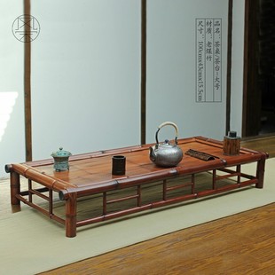 老竹家居茶桌茶室用小茶台抬高桌面桌子 大号茶托茶道