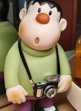 胖虎小客厅桌面电视柜两边装饰品送男生圣诞节生日礼物