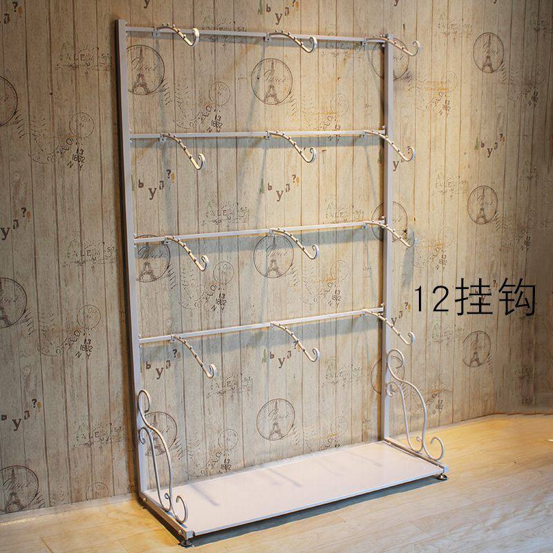 央铁内衣架示架铁艺落地式靠墙免钉免打孔内裤文胸罩内衣货架