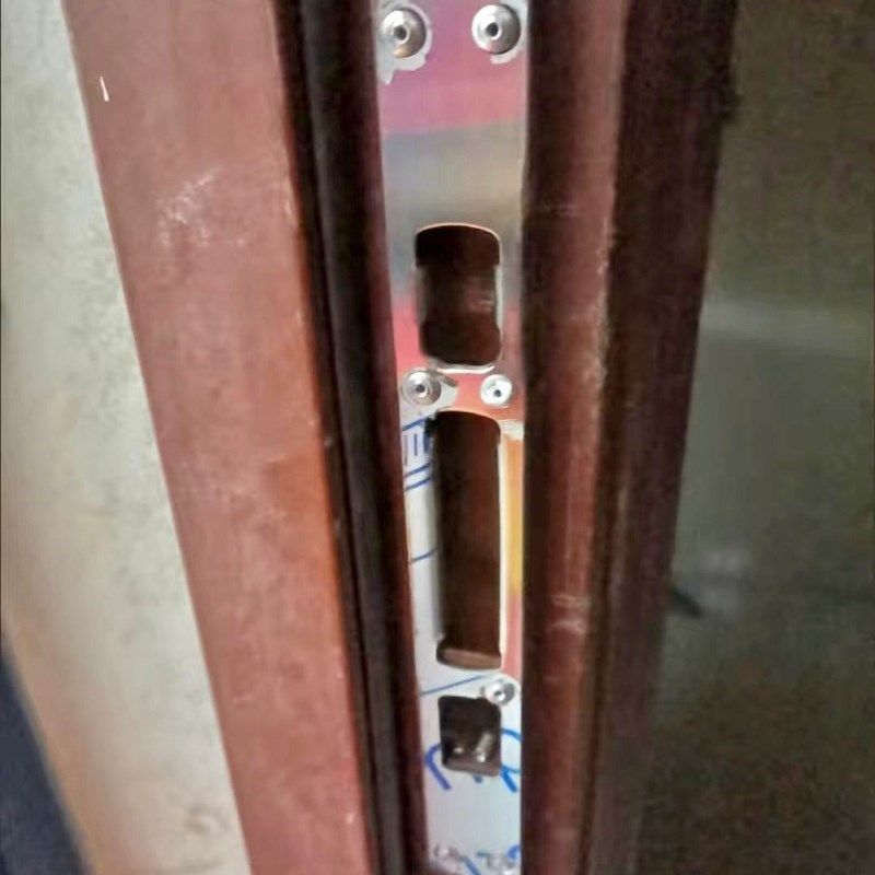 木门锁门框房间锁扣锁具锁舌片压盗门导向片锁体