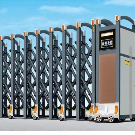 电动伸缩门铝合金电动门小区学校自动工厂工地推拉电动门不锈钢