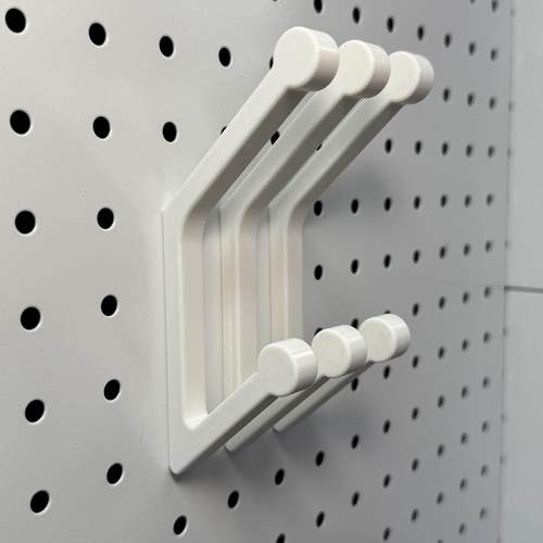 圆孔金属洞洞板配件衣服帽子挂钩包包 挂架 围巾领带挂钩单个装