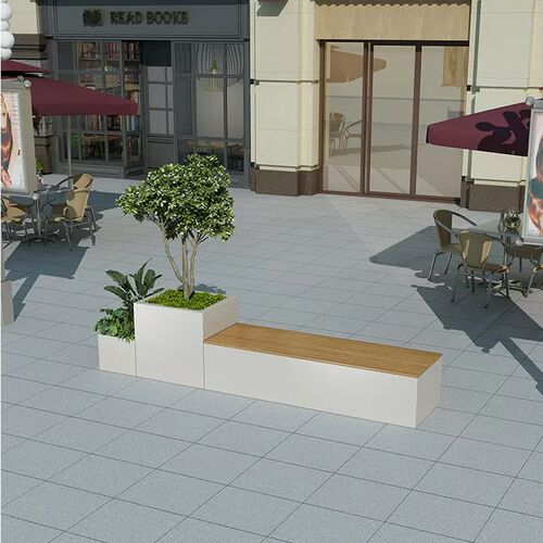 坐凳组合花箱室内室外摆放围栏隔断高级氛围绿植摆放源头厂家定制