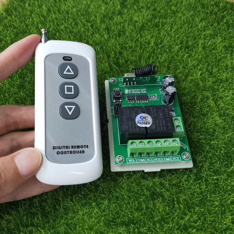 DC12V-24V2路智能多功能电机开关车库 升降电动门电机正反转