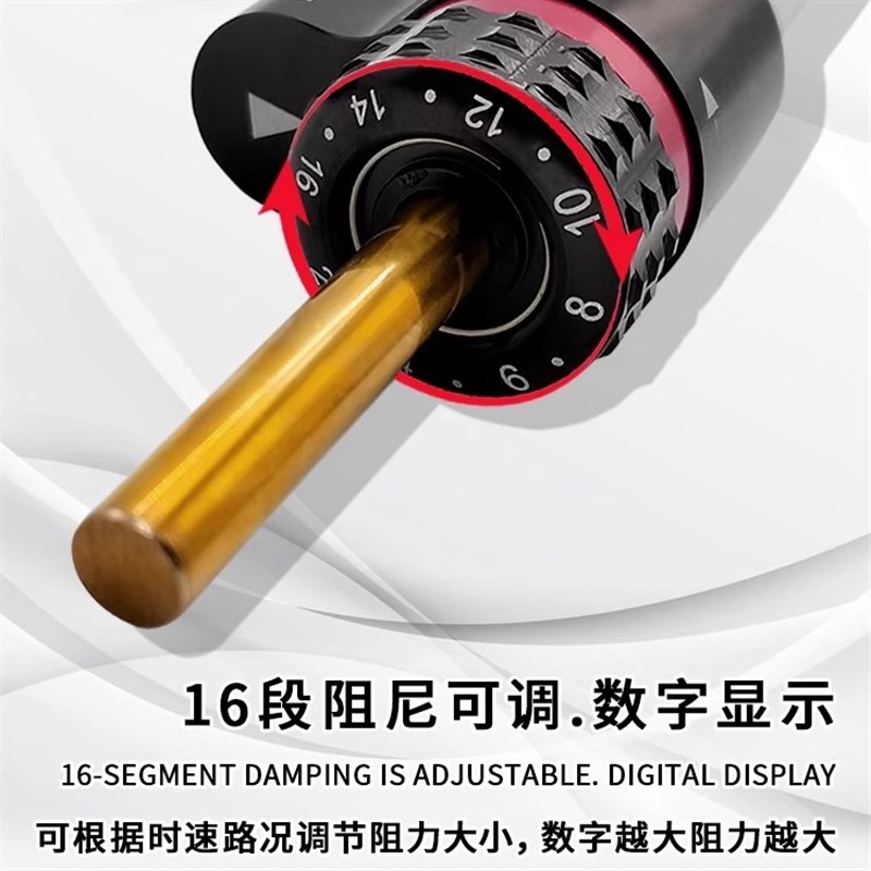新款碳纤维改装钛尺摩托车方向阻尼器防甩头平Q衡杆转向阻尼缓冲