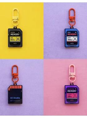 心跳回忆MemoryCard亚克力钥匙扣创意包包装饰挂件时尚个性礼物