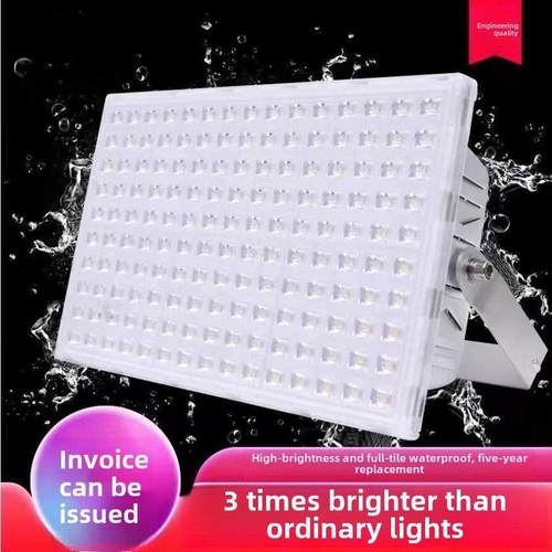 LED低压交流直流24v36v48v伏投光灯户外防水矿井渔船用工地照明灯