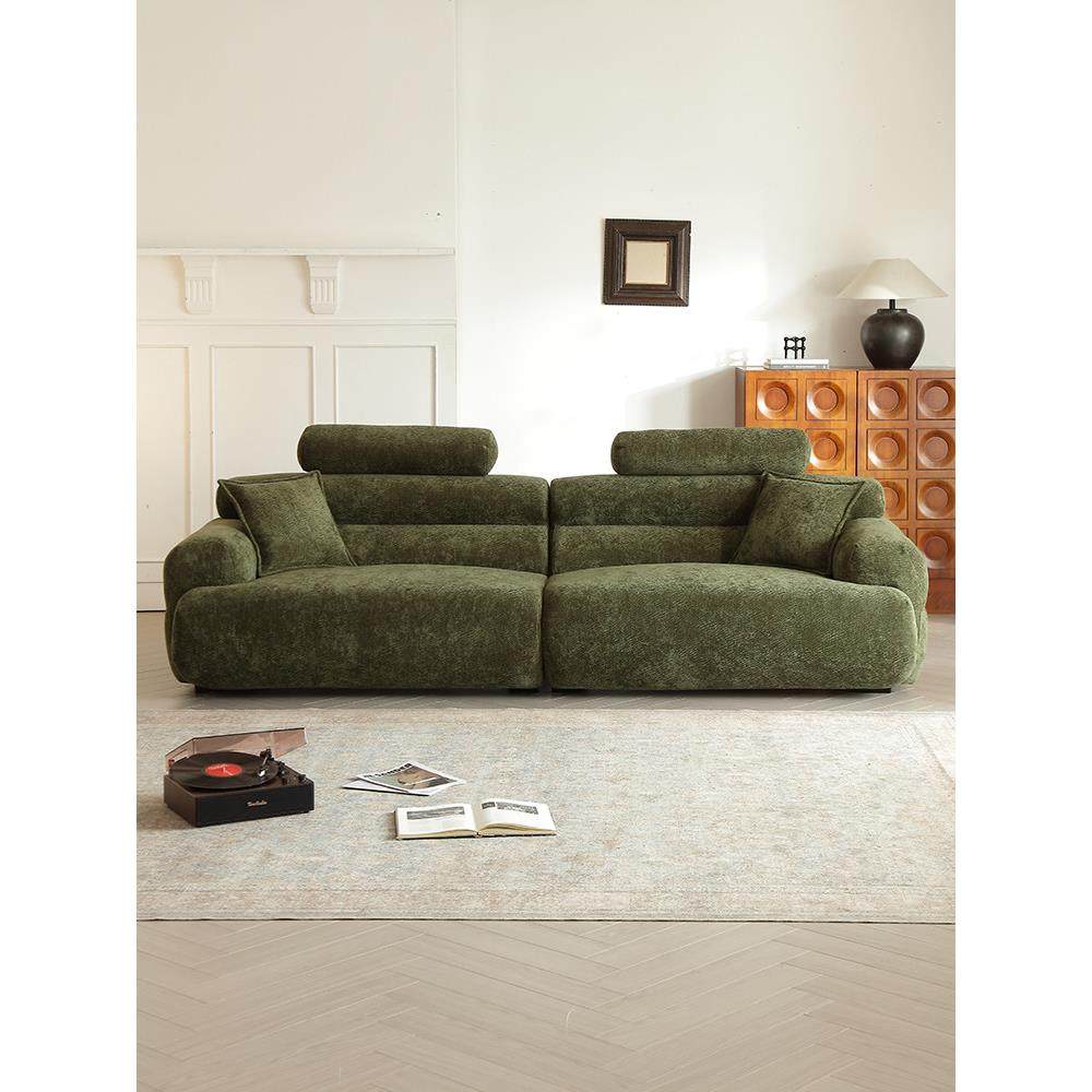 政府补贴中古风山谷沙发客厅2025新款小户型直排雪尼尔绒布艺沙发,住宅家具,布艺沙发,淘宝优惠券,粉丝福利购,淘宝优惠卷