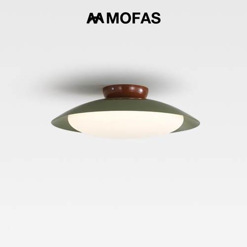 MOFAS现代法式复古家用北欧卧室灯过道走廊玄关阳台中古风吸顶灯