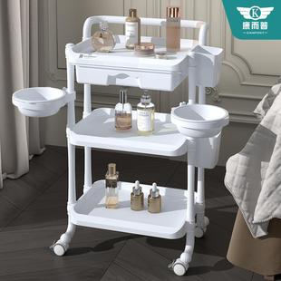 康而普美容车美容院专用小推车仪器美睫美甲美发收纳工具车置物架