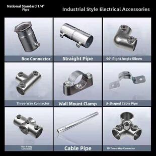 Kbg/Jdg金属丝管镀锌管配件直接锁定弯头杯梳挂代码墙代码20/25/3