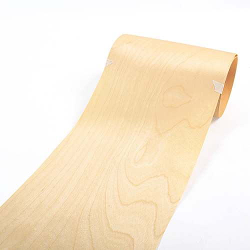 30cm宽厂家天然桦木山纹浅黄色实木皮家具音箱柜门板翻新贴面皮
