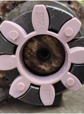 空压机GR进口联轴器缓冲胶垫梅花连轴胶KTR紫色星型六八角弹性体