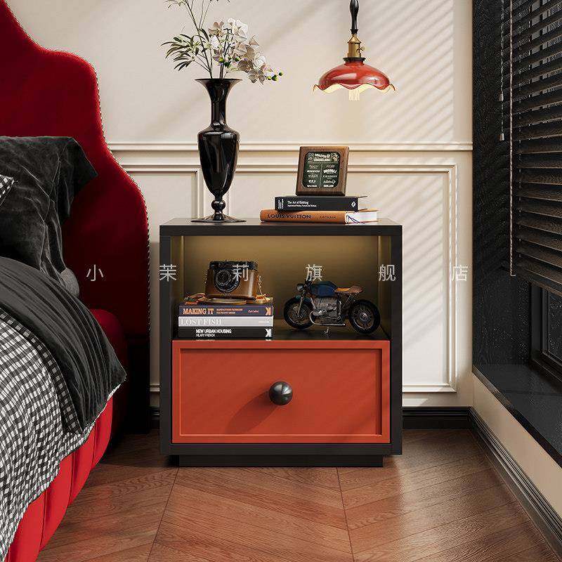 钢制床头柜包豪斯中古风沙发边柜小户型家用无甲醛卧室收纳储物柜,住宅家具,床头柜,淘宝优惠券,粉丝福利购,淘宝优惠卷