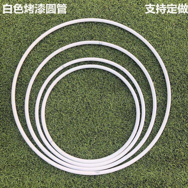 新款婚庆道具单杆圆环吊环圆圈线 线帘圈空心圆婚礼舞台装饰悬吊