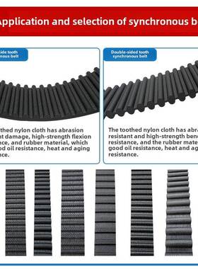 橡胶正时齿Htd300-3M 303-3m 306-3m 309-3m 312-3m传动带