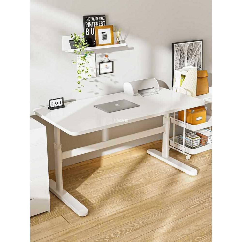 青节儿童学习桌学生书桌家用电脑桌可升降办公桌实木写字桌椅卧室