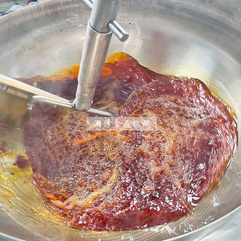 电磁加热梨膏搅拌熬制锅番茄酱半自动行星炒锅熬糖浆夹层锅厂家