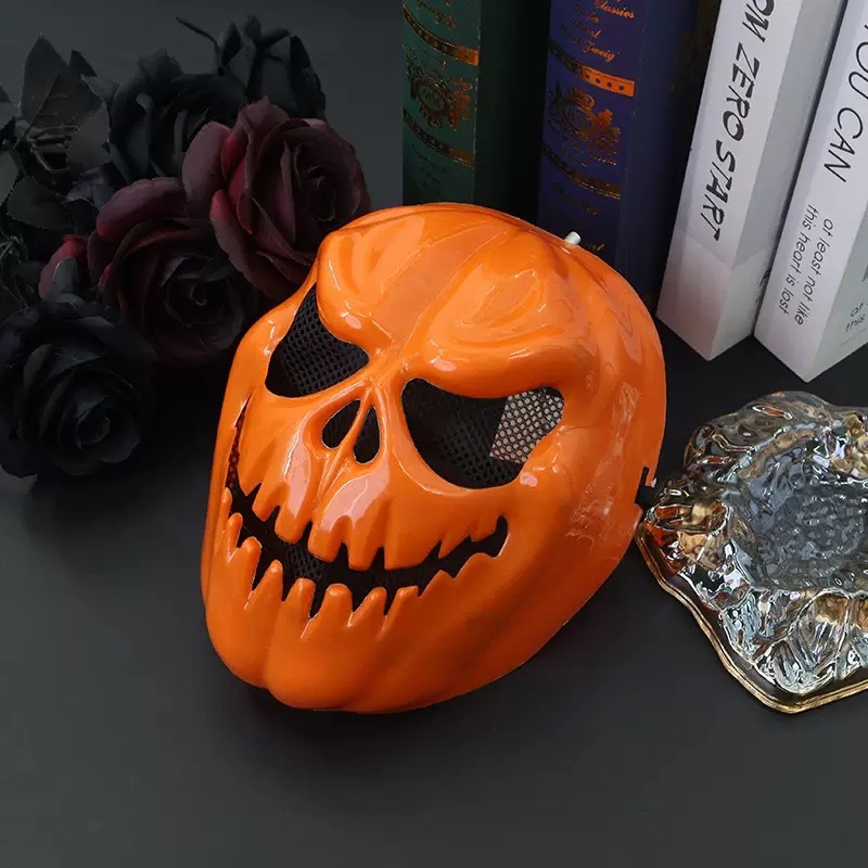 南瓜头万圣节面具头套全脸成人装