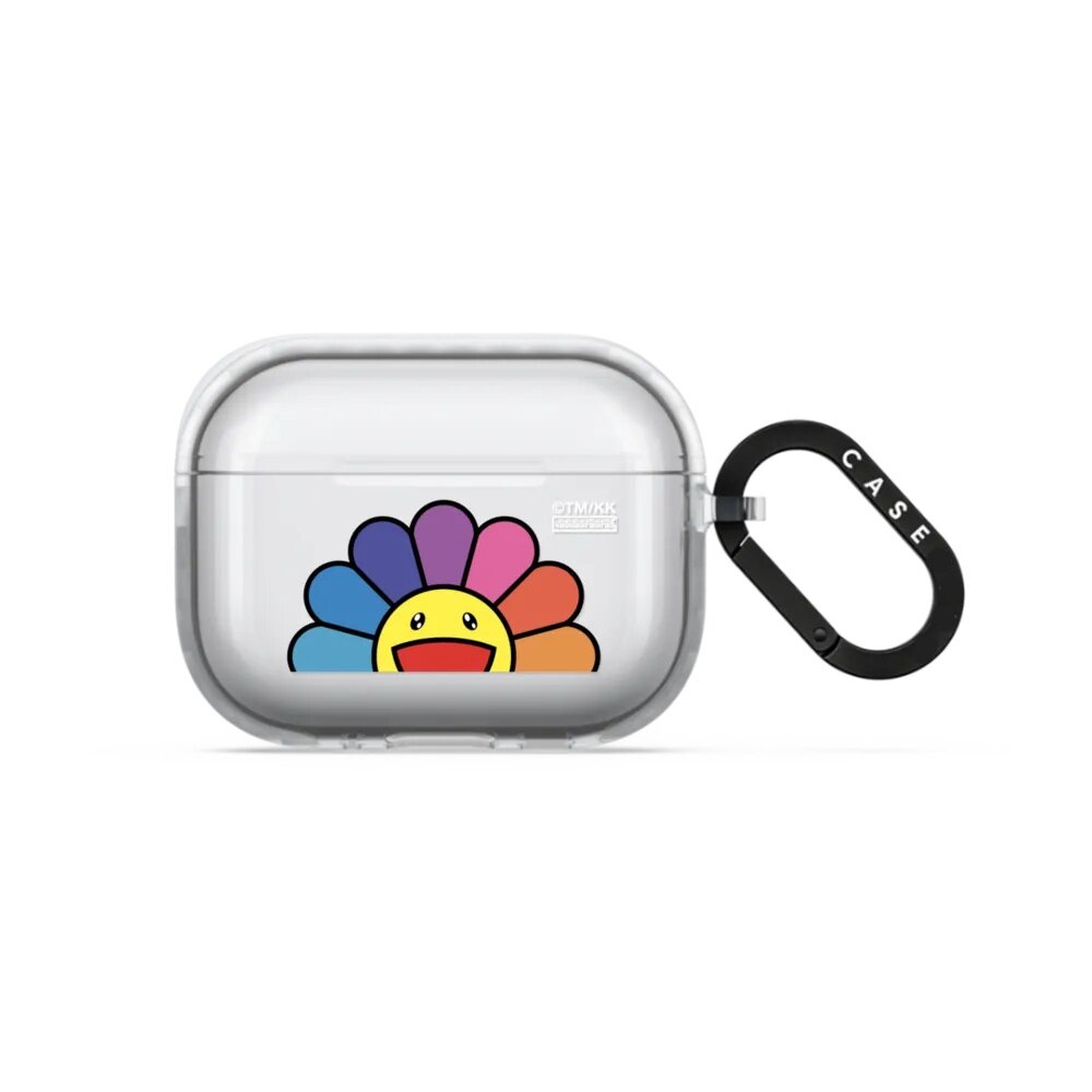 村上隆系列耳机保护套苹果 AirPods Pro 3适用于AirPods 4可爱卡通Airpods 3透明耳机保护套AirPods软壳,3C数码配件,耳机保护套,淘宝优惠券,粉丝福利购,淘宝优惠卷