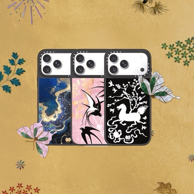 贝母上城士「漆彩吉年」系列手机壳苹果17ProMax适用iPhone16Pro艺术家限定15马年新年14防摔保护套13硬壳12