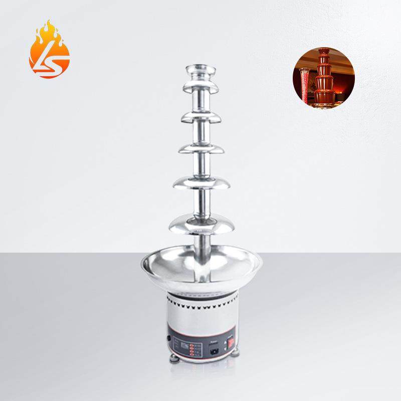 商用6层巧克力喷泉机DIY朱古力淋面酱水果串跨境数显巧克力瀑布机,厨房电器,其他商用厨电,淘宝优惠券,粉丝福利购,淘宝优惠卷