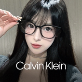 ck近视墨镜男黑色百搭太阳镜磁吸片小脸素颜眼镜可配度数ckj23664