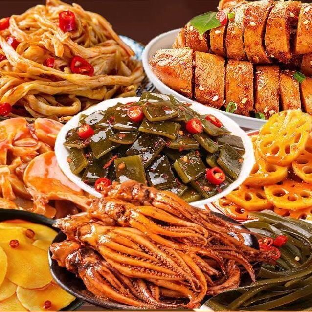 解馋小零食开袋即食小袋装蔬菜包速食菜素食香脆藕片海带土豆