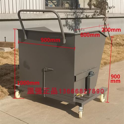 热销供应铁屑车手推车工具车垃圾车废料车翻斗车
