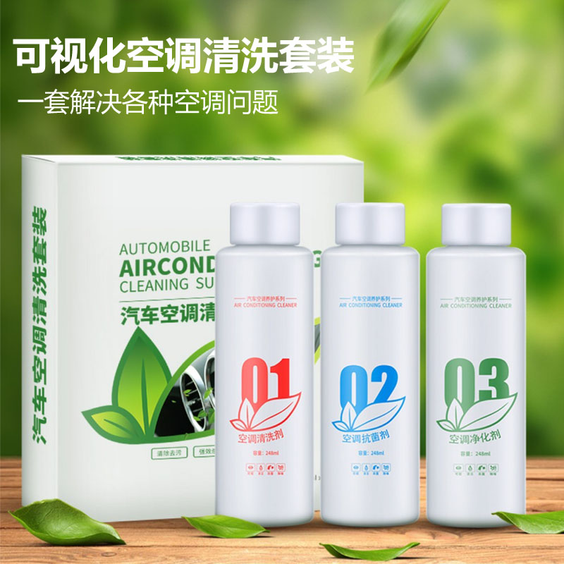 汽车空调蒸发箱可视清洗套装可视化清洗剂免拆除味杀菌三合一全套