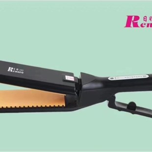 理髲店专用日晖直发宽夹板不伤发头发拉直板发电夹板玉米板