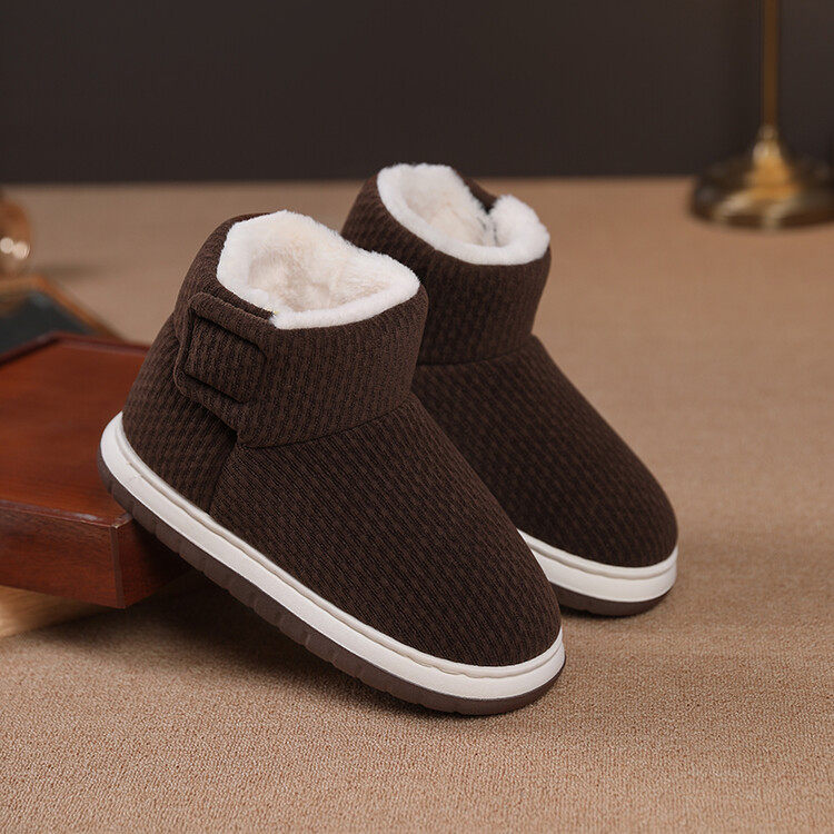 包邮中老年保暖棉拖鞋高包跟男女冬季加厚防滑棉鞋居家爸爸妈妈鞋,女鞋,棉鞋,淘宝优惠券,粉丝福利购,淘宝优惠卷