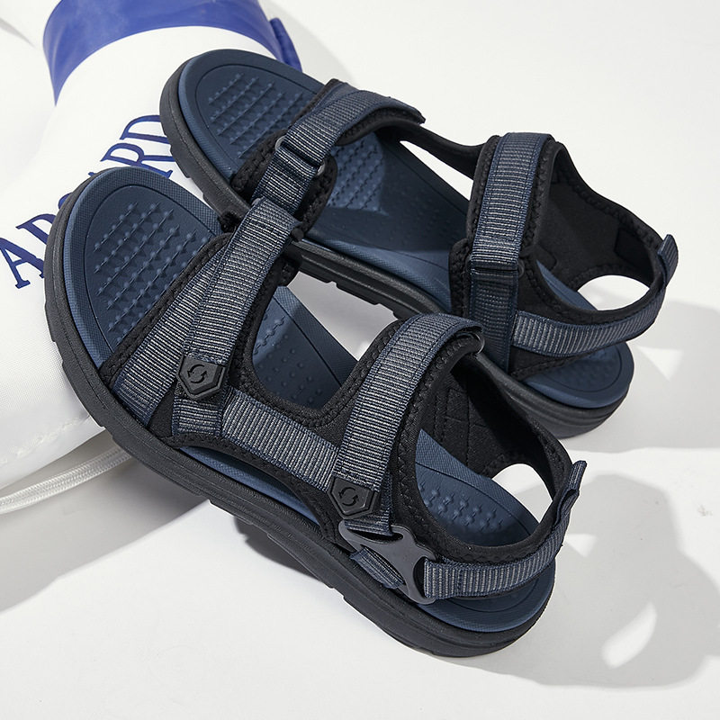 包邮夏季凉鞋 新款时尚潮流 百搭男士沙滩鞋 软底户外休闲鞋耐磨,流行男鞋,休闲凉鞋,淘宝优惠券,粉丝福利购,淘宝优惠卷