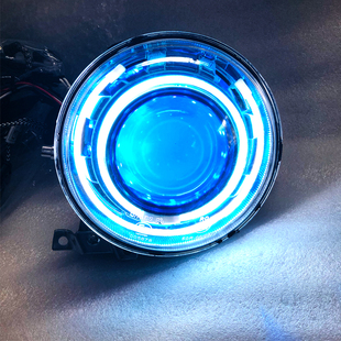小龟王海5LED透镜大灯总u成小绵羊5代天使恶魔眼秒启动电动车省电