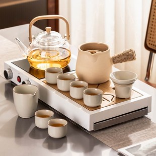 器具全套茶盘一体煮茶壶2024新 围炉煮茶电陶烤火k炉茶台茶具套装