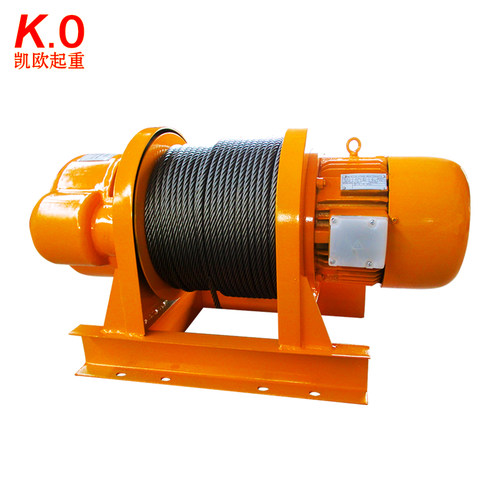 重型卷扬机5吨钢丝绳电动葫芦3电缆牵引船用2吊机建筑提升机1起重