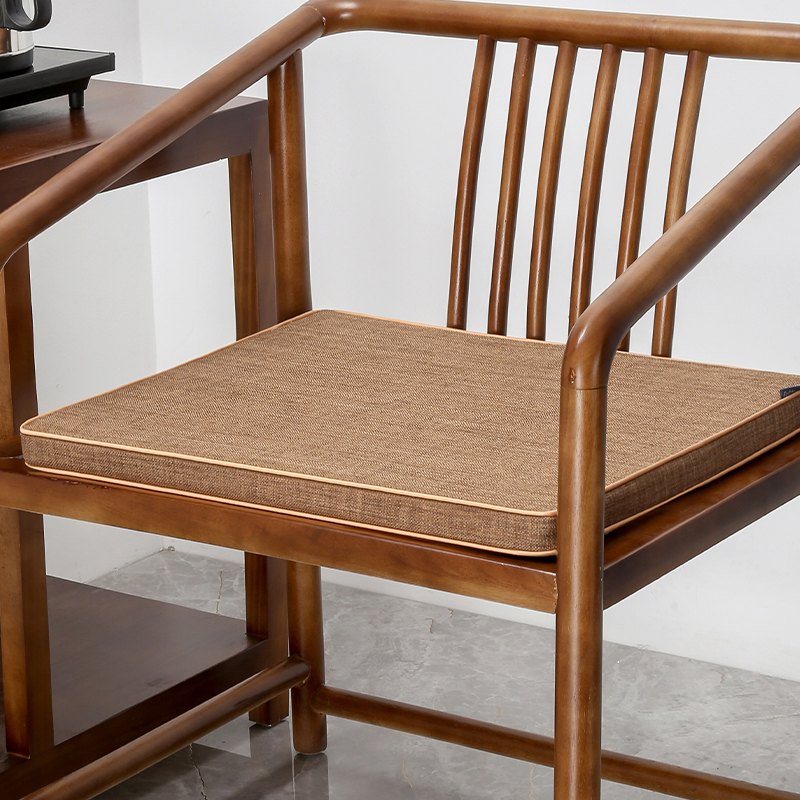 红木坐垫中式椅子垫记忆棉茶桌椅圈椅实木垫子凳子加厚太师椅海绵