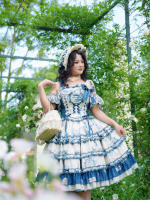 【 Mulberry Poetry Collection Series 】【 In Stock 】 Genuine large-sized embroidered Lolita dress, original design by Nan Sheng Ge thumbnail 2