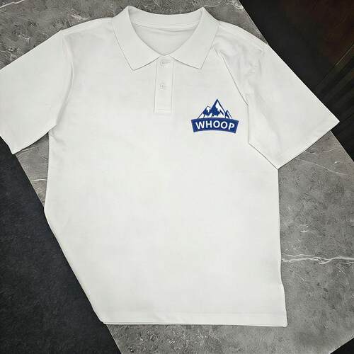 学生纯棉白色oversize宽松短袖T恤男2026夏日新款美式POLO领上衣