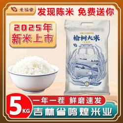 5kg 2025年新米榆树大米长粒香米口感香糯寒地严选稻种真空包装米