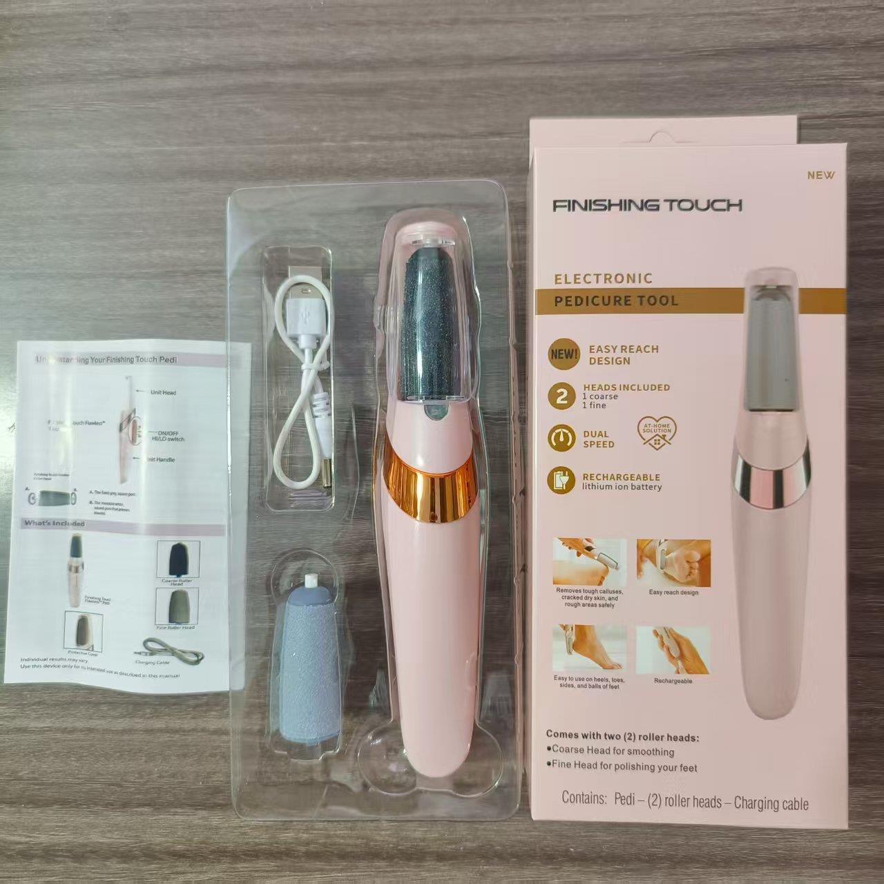 新款电动磨脚器 美脚去死皮机 自动搓脚老茧修足修脚工具 修脚器