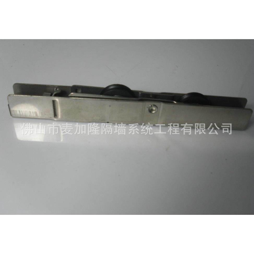 大量出售无框玻璃推拉窗套件家用小吊轮门窗吊轮橱柜滑道