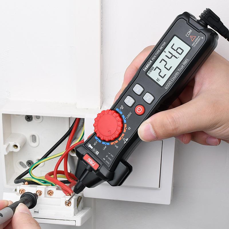 特安斯笔式万用表小型便携式全自动袖珍智能万能表数字高精度电工