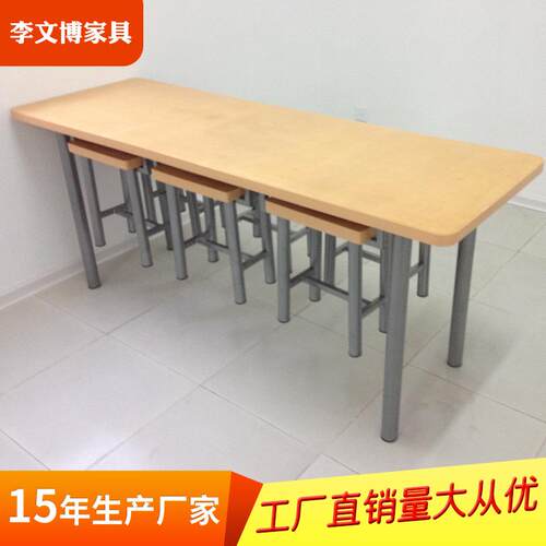 学校学生食堂餐桌椅 公司员工食堂快餐桌椅 小吃店餐桌椅组合
