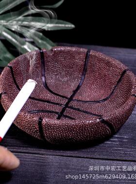 创意个性篮球文化树脂烟灰缸 居家办公室酒店等 桌面收纳装饰摆件