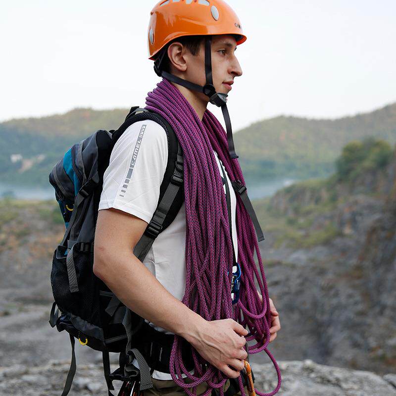 12mm静力绳户外攀岩登山速降绳索高空作业安全救生绳